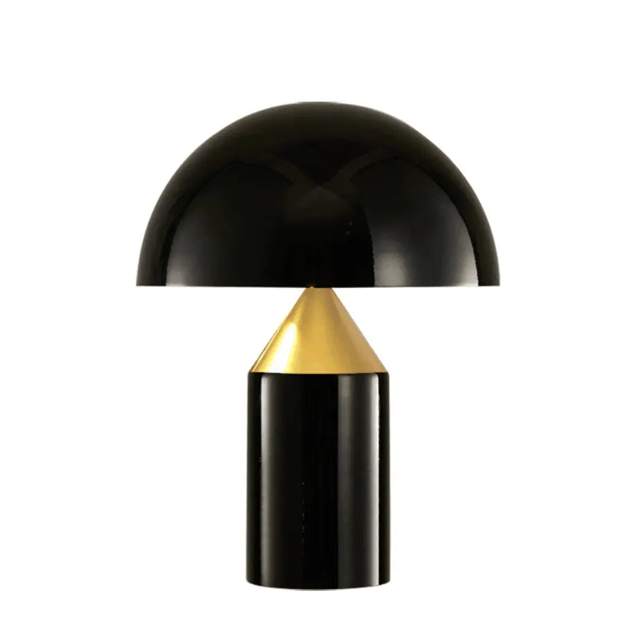 Binello Table Lamp - Metallic Black - Front