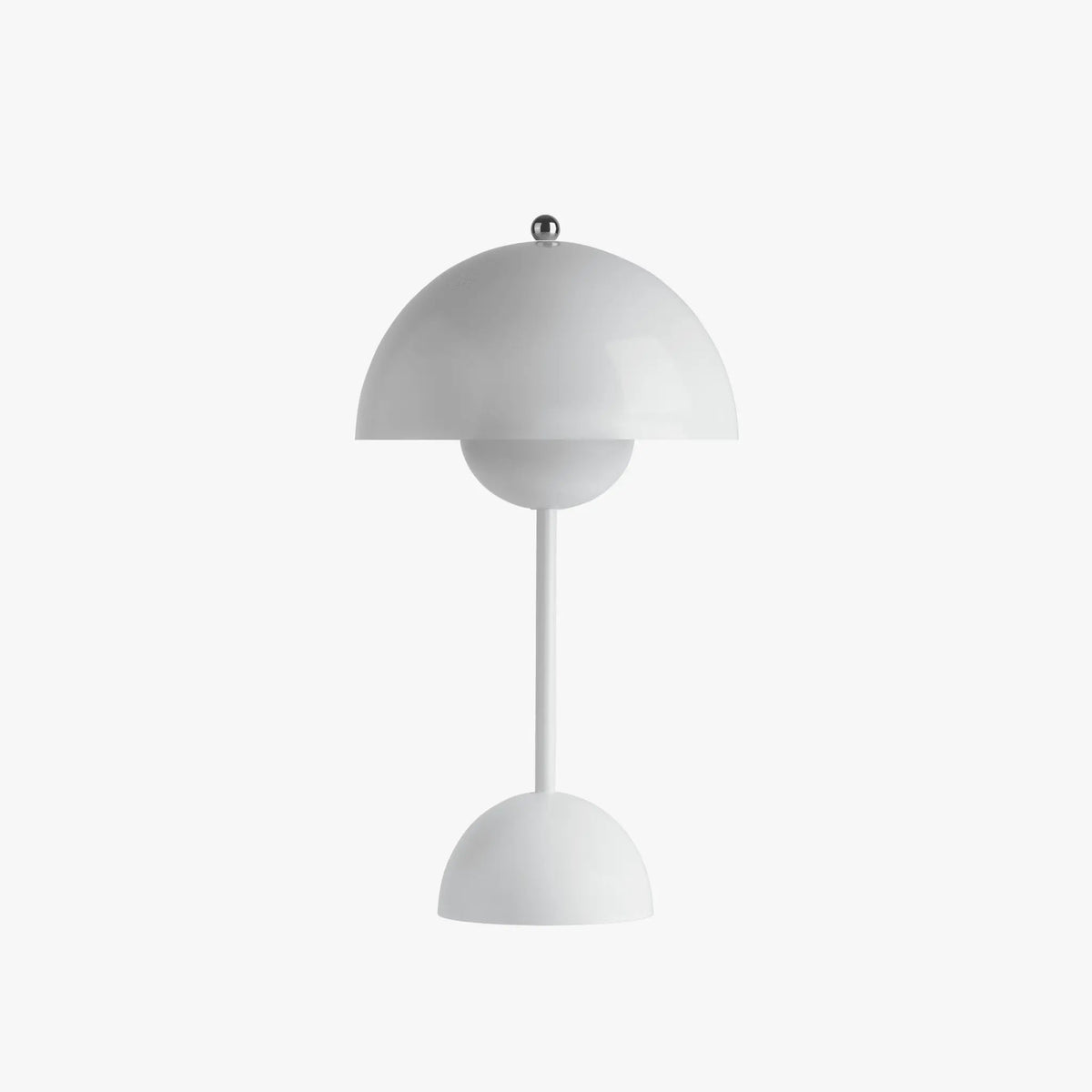 Cappina Portable Lamp in White - Front