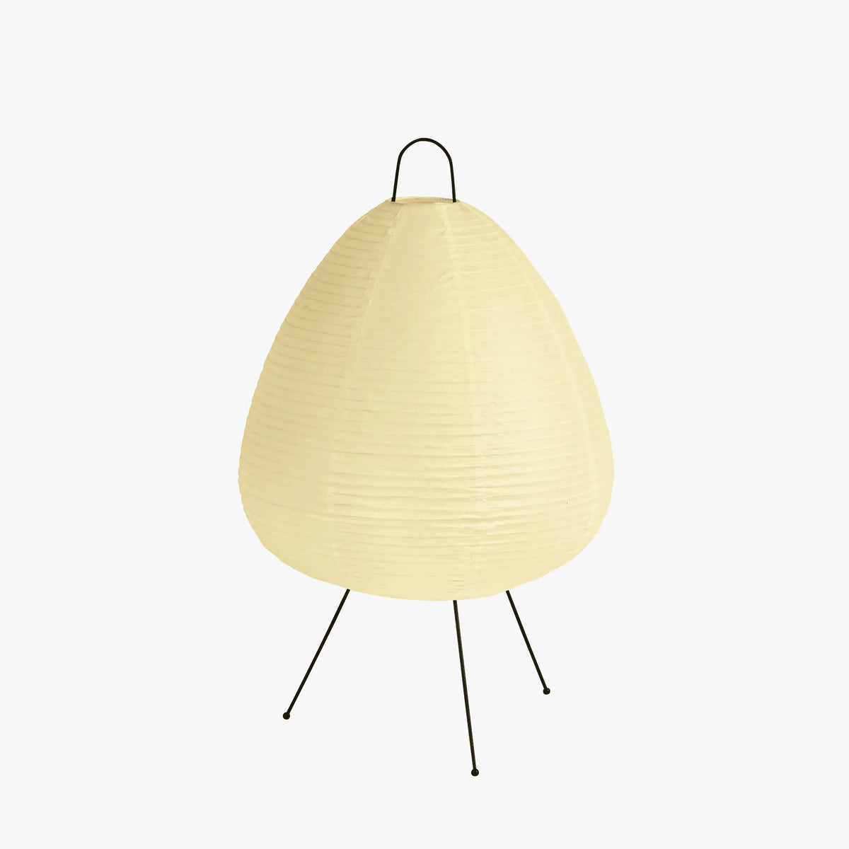 Mugi Paper Lamp - Natural Rice Paper - Front