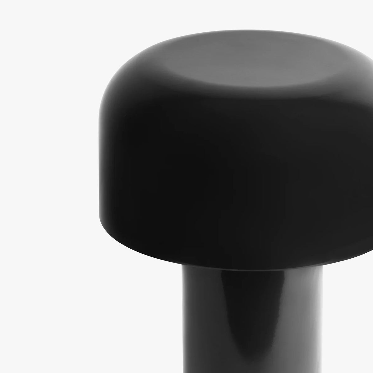 Peko Portable Lamp - Midnight Black - Top