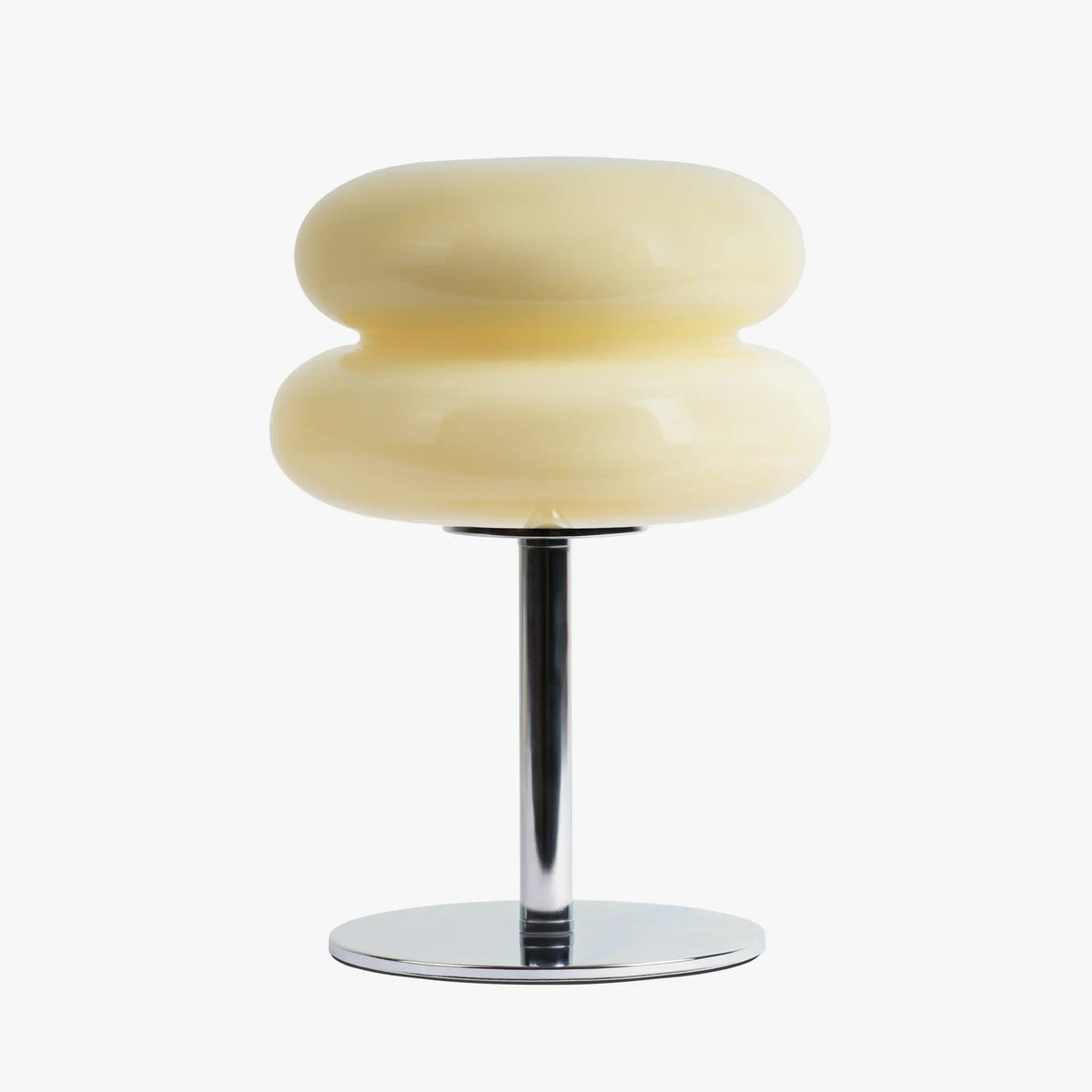 Pralina Table Lamp in Buttercream Yellow - Front