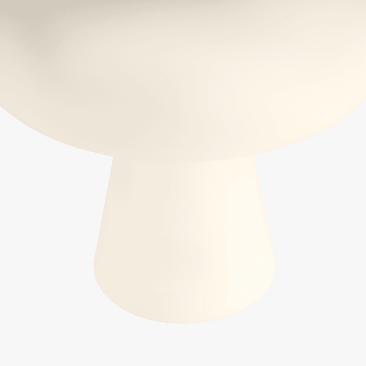 Puffino Portable Lamp - Frosted White - Top