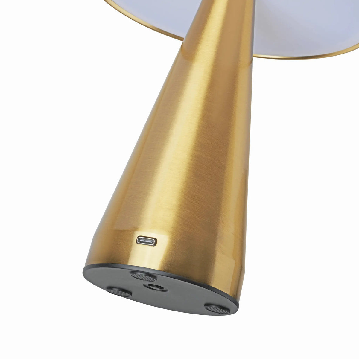 Serata Portable Lamp in Brushed Gold - Base