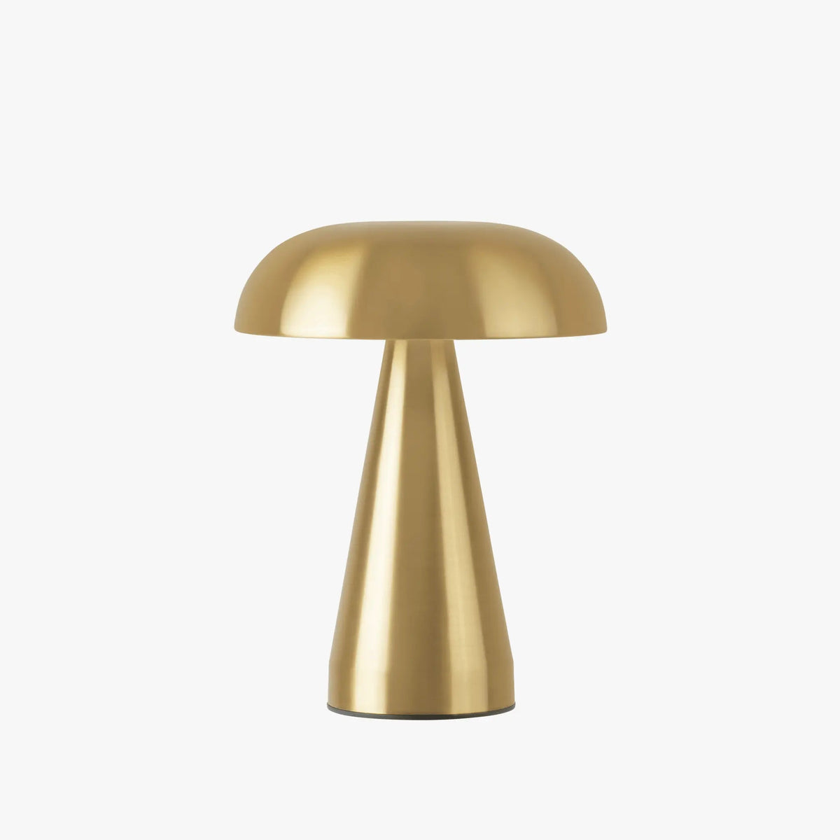 Serata Portable Lamp in Brushed Gold - Front