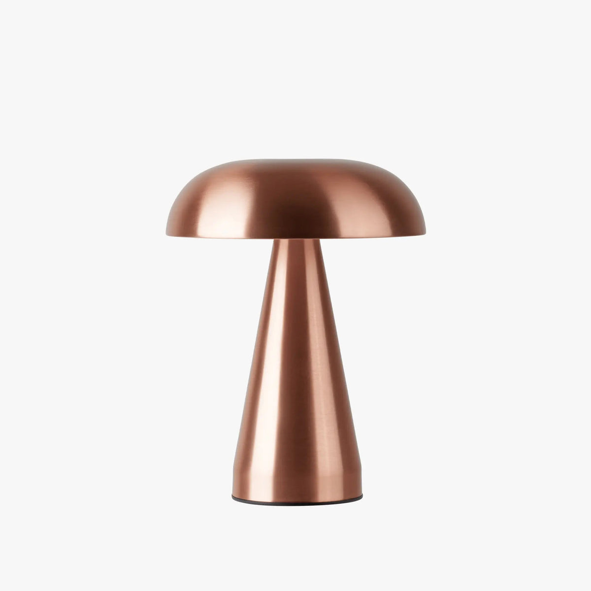 Serata Portable Lamp in Rose Gold - Front