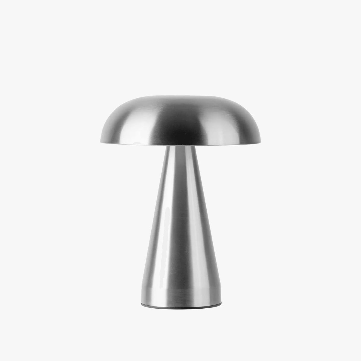Serata Portable Lamp in Sterling Silver - Front