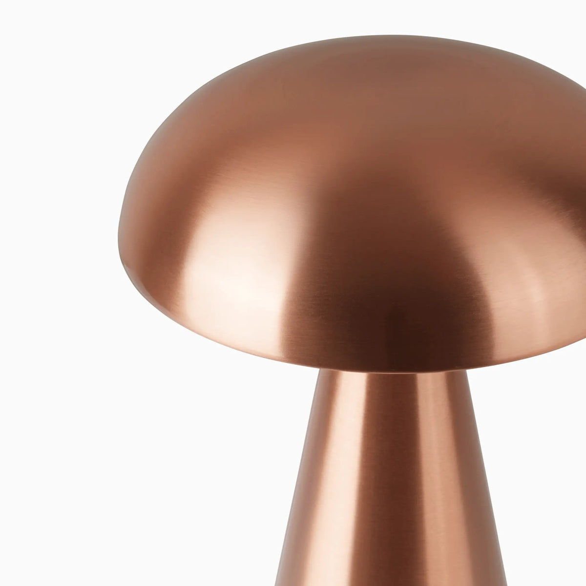 Serata Portable Lamp in Rose Gold - Top