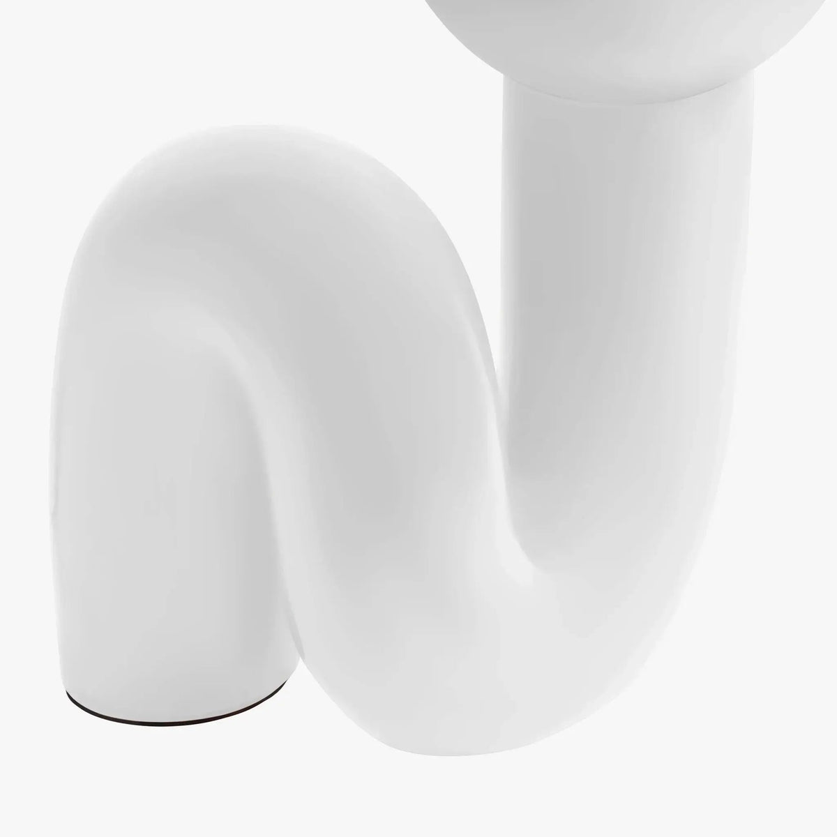 Torcetto Table Lamp in Ivory White - Base