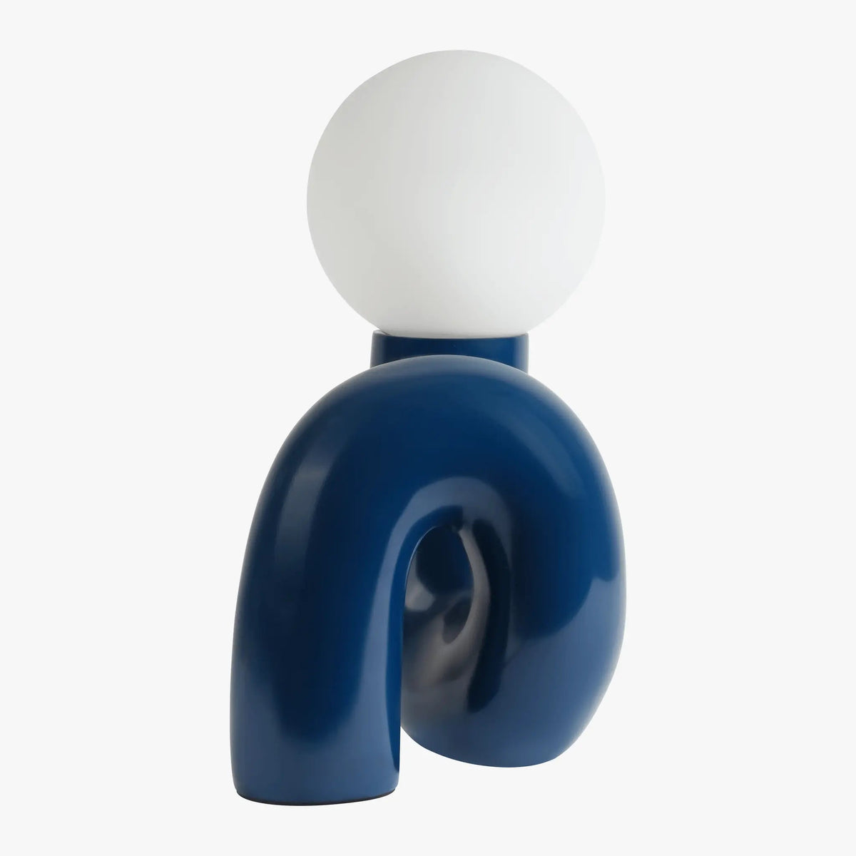 Torcetto Table Lamp in Midnight Blue - Side