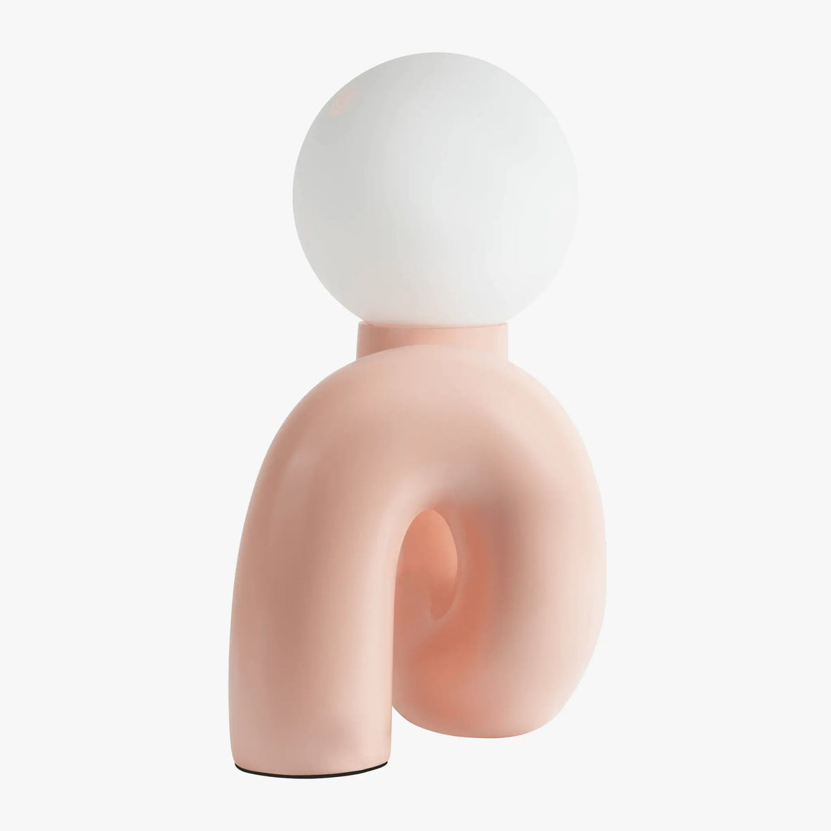 Torcetto Table Lamp in Cream Pink - Side