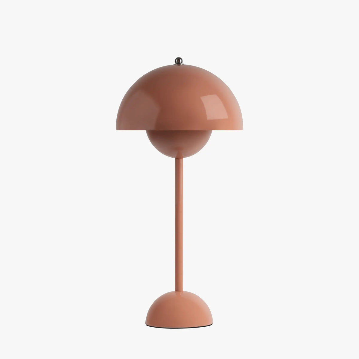 Vippa Table Lamp - Salmon Pink - Front